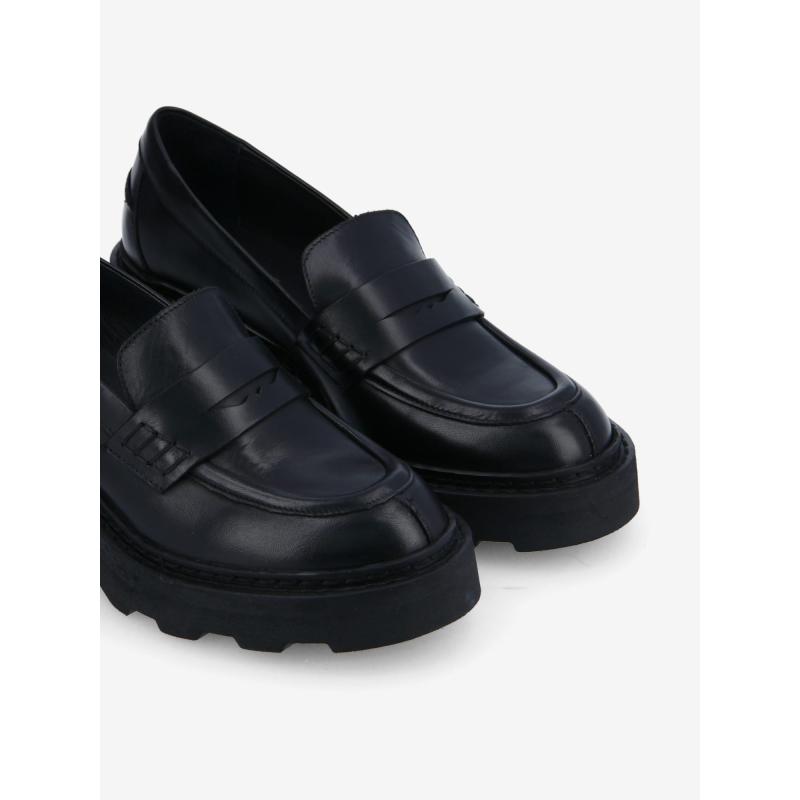 MIKE MOC - BABY CALF - BLACK